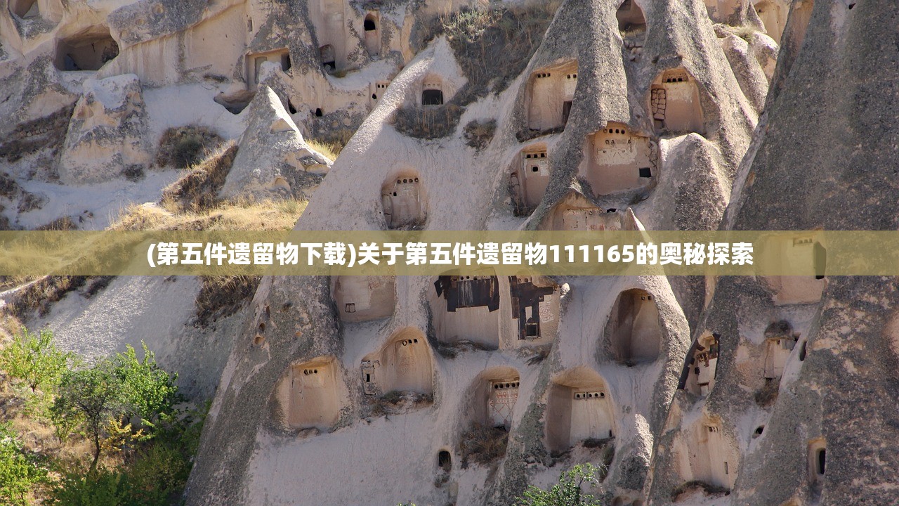 (第五件遗留物下载)关于第五件遗留物111165的奥秘探索